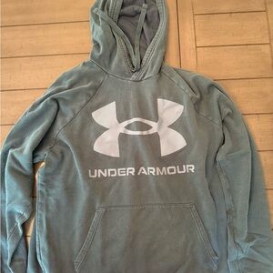 Under Armour Men's Green Hoodie Sweater